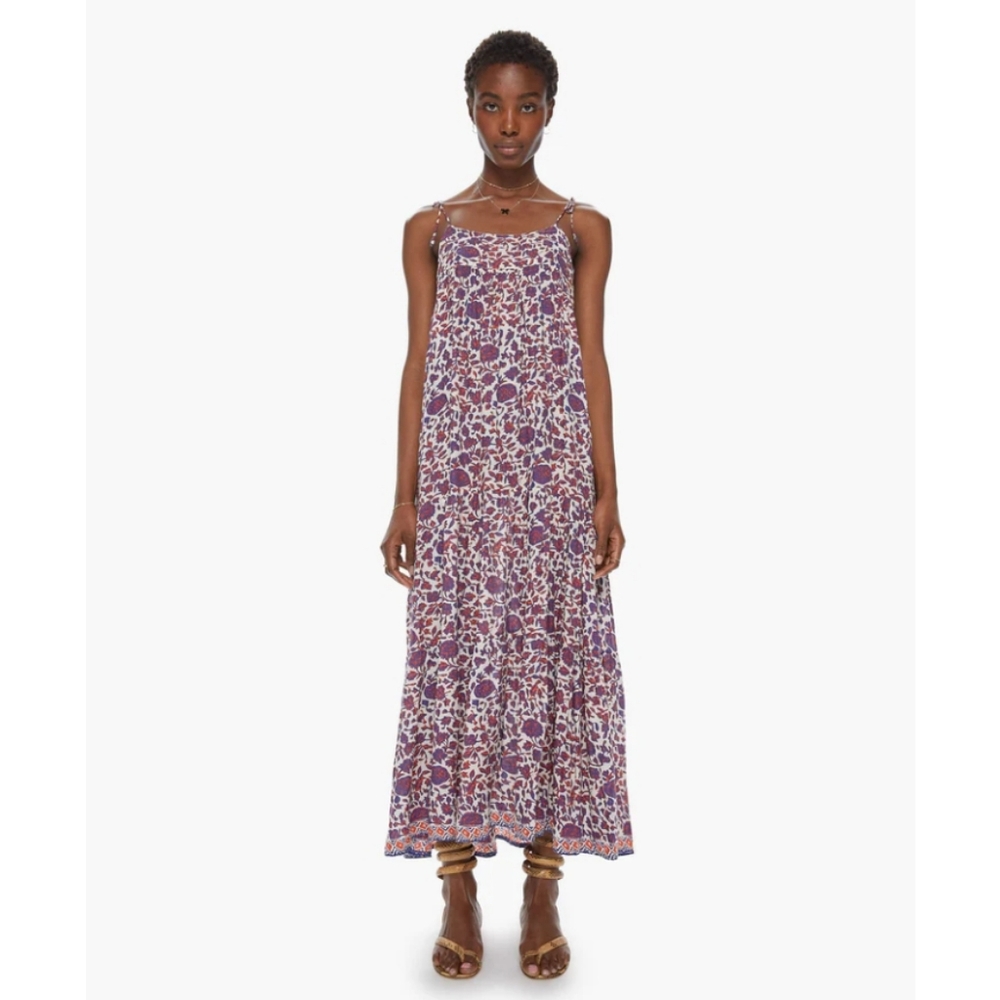 Natalie Martin Melanie Dress Bloom Print Lapis